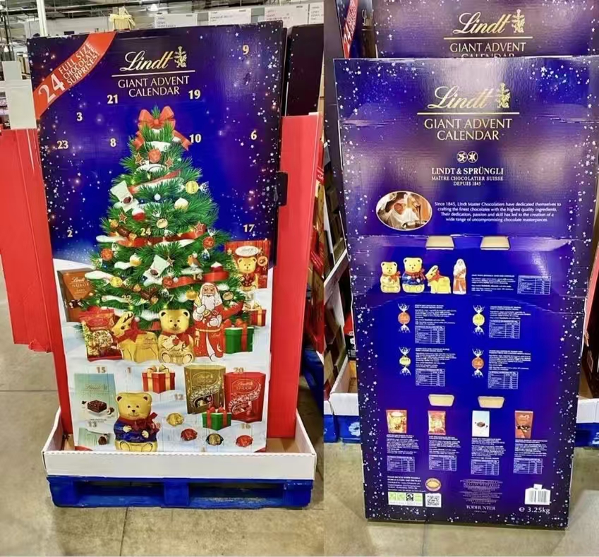 Swiss Lotus Giant Christmas Countdown calendar 97 ounces